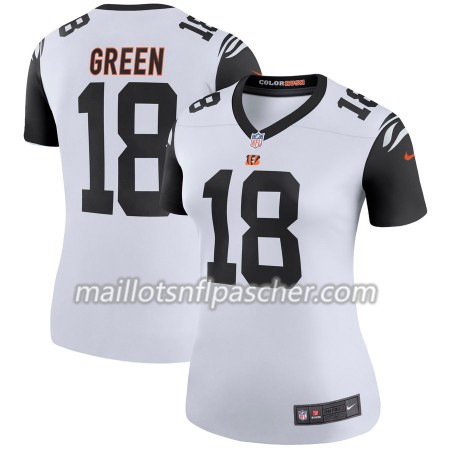 Maillot Cincinnati Bengals A. J. Green 18 Nike Rush Limited Blanc - Femme